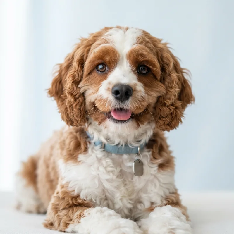 Blenheim Cavapoo coat