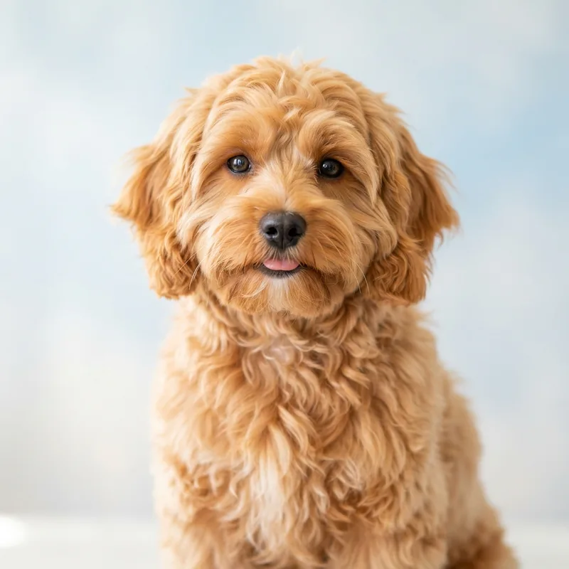 Apricot Cavapoo coat
