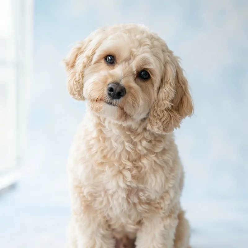 Gold / Cream Cavapoo coat colour