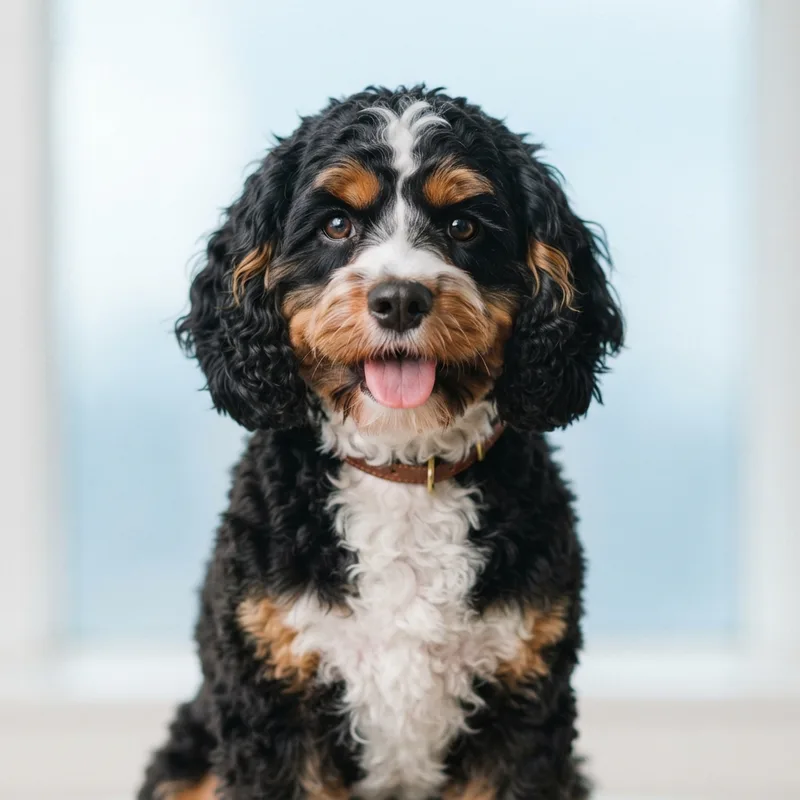 Tricolor Cavapoo coat colour