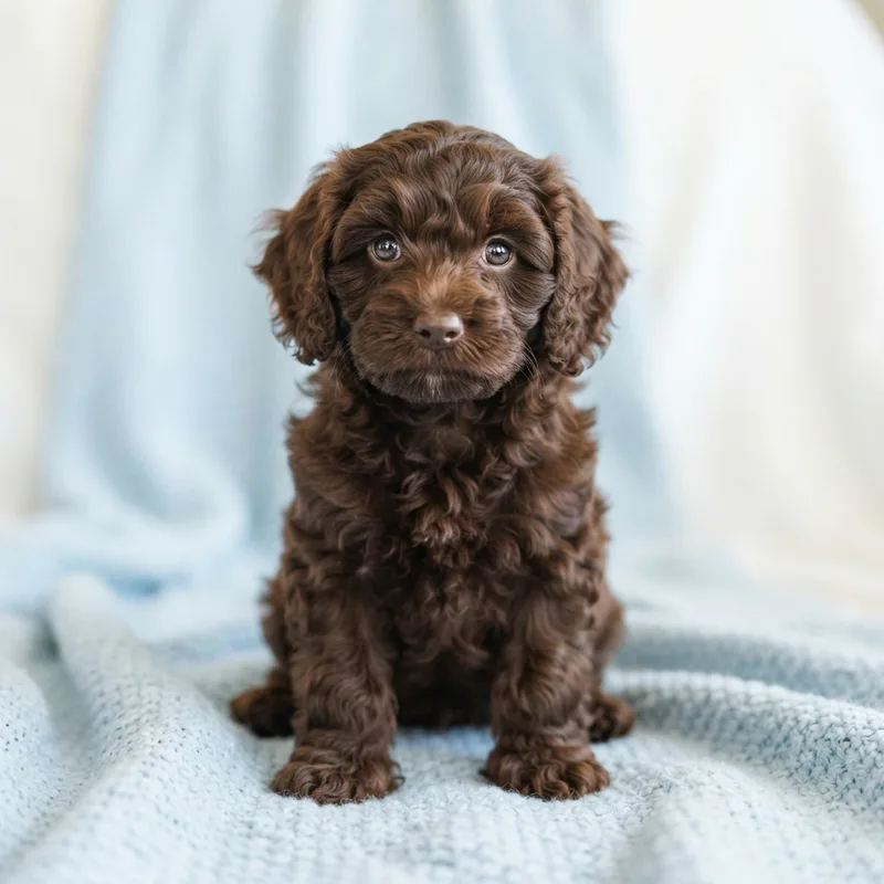 Dark brown Cavapoo puppy for sale in Singapore